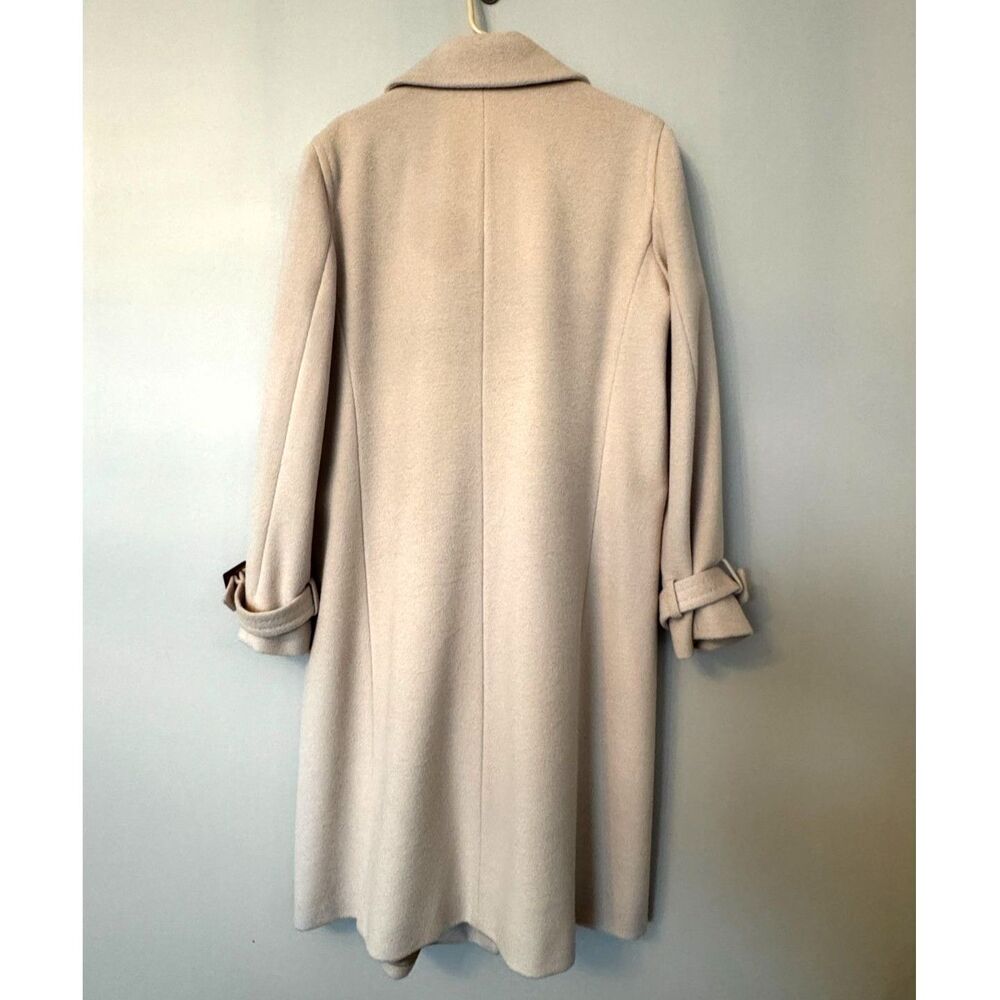 Vintage Facconable Wool Angora Cashmere Blend Coat Size Large Old Money - Picture 3 of 9